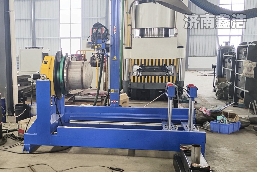 德州客戶訂購鑫浩7軸氬弧自動焊，提高效率批量生產(chǎn)