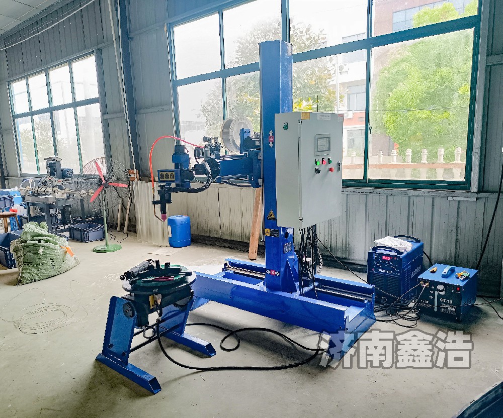 分體式氬弧自動焊，環(huán)縫焊接通孔設(shè)計，提高效率