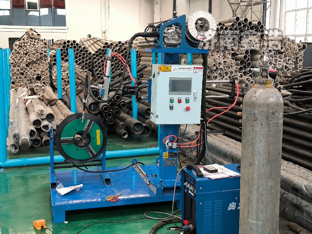 東營(yíng)客戶訂購(gòu)管法蘭自動(dòng)焊，提高生產(chǎn)效率